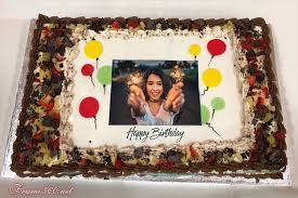 Maybe you would like to learn more about one of these? Photo On Chocolate Birthday Cake With Name Editor