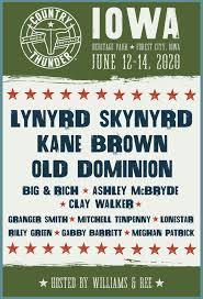 Country Thunder Iowa June 12 14 In Forest City 93 5