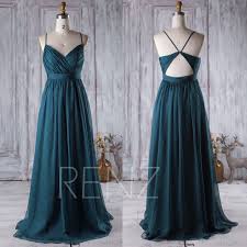 Bridesmaid Dress Peacock Blue Chiffon Dress Wedding Dress Etsy Peacock Bridesmaid Dresses Turquoise Bridesmaid Dresses Blue Chiffon Dresses