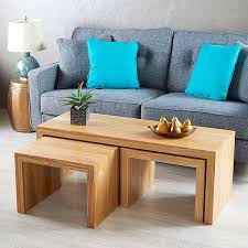 Brancaster aluminum coffee table with drawer by acme furniture (2) $1,074$1,540. Stackable Wooden Coffee Table With 4 End Tables Casamudo Coffee Table And End Table Set Compact Coffee Table With Storage Nesting Coffee Table Furniture Set Furniture Living Room Furniture Guardebem Com