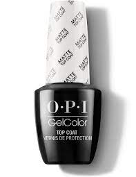 Каучуковый топ без липкого слоя. Gel Matte Top Coat Opi