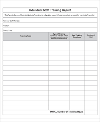 Training Report Template Format 9 Templates Example Templates Example In 2020 Training Topics Report Template Staff Training