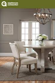 Standard Furniture Dakota Collection 19741 52 Round Dining Table With Pedestal Base Thick Table Top And Dist Standard Furniture Furniture Elegant Dining Room