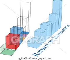 Eps Vector Roi Future Growth Projection Bar Charts Stock