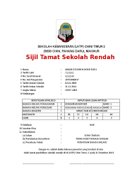 Sijil berhenti sekolah pascal marketing sdn bhd. Contoh Sijil Berhenti Sekolah