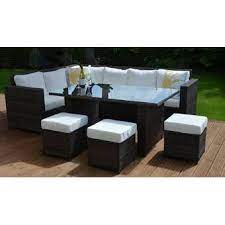 9 Seater Rattan Corner Sofa Set Rattan Corner Sofa Corner Sofa Set Corner Sofa With Cushions