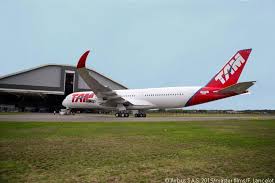 First Tam Airlines A350 900 Unveiled Wearing The Carrier S Livery Tam Airlines Airbus Airlines