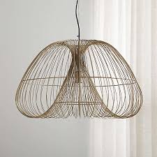 A lot of older homes have outdated polished brass light. Pendant Lights For Any Room Crate And Barrel Canada