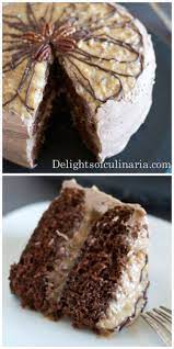 Best German Chocolate Cake Recipe Delights Of Culinaria Recipe Chocolate Cake Recipe German Chocolate Cake Recipe Cake Recipes