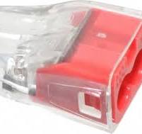 2 Port, 18 to 12 AWG Compatible, Push-In Wire Connector