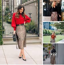 Faldas de cuero cómo combinar y dónde comprar las más. Ideas Para Combinar Una Falda Animal Print Y Lucir Con Mucho Estilo