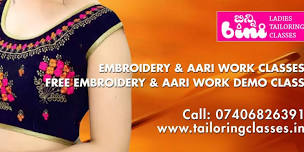 Embroidery Classes & Aari Work Classes - FREE...