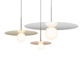 Bola Disc Pendant Light In Brass By Pablo Designs In 2020 Chandelier Design Suspension Lamp Pendant Light