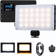 Amazon Com Viltrox Led On Camera Video Light Mini Rechargeable 3000mah Built In Lithium Battery 8w 720lm Cri95 Bi Color 2500k 8500k Portable Professional Photography Lamp For Shooting Youtube Vlog Filming Camera Photo