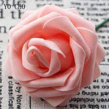 Check spelling or type a new query. Yo Cho 100pcs Large Foam Flowers With Stem Rose Artificial Flower Head White Flower Wall For Wedding Bouquet Diy Wrist Corsage Artificial Dried Flowers Aliexpress