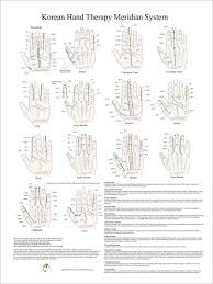Korean Hand Therapy Meridian System Poster