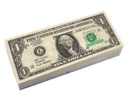 A packet of one hundred $100 bills is less than 1/2 thick and contains $10,000. Best Real Looking Play Money Real Size And Color Double Sided 100 Bills Of 1 S This Is An Amazon Affiliate Link Check Th Dollar Banknote Dollar Play Money