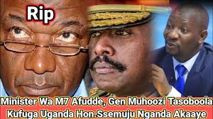 Minister Wa M7 Afudde, Gen Muhoozi (MK) Tasoboola Kufuga Uganda Hon.Ssemuju  Nganda Akaaye