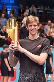 Kevin Anderson Of South Africa Poses With His Trophy During The Award Poses Kevin Photo