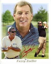 Fuzzy Zoeller signierte 20x30 Golf Foto