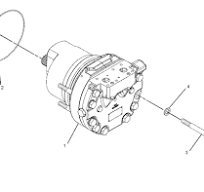 TQ 345d 349d Excavator Travel Motor 2276044 2254504 2276045 ...
