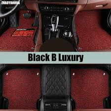 Zhaoyanhua Special Car Floor Mats For Kia Rio K2 Spectra Cerato Forte 5d Heavy Duty Foot Case Car Styling Rugs Carpet L Floor Liners Leather Rug Car Floor Mats