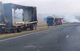 Especially in areas where there are informal settlements that are bordering our routes you know they would come onto the road place barricades and burning tyres. Zx6xxewapa6itm