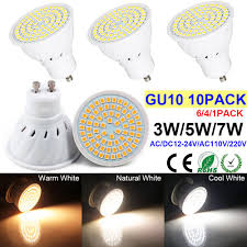 Philips hue white ambiance mr16 led 40w equivalent dimmable smart light bulb with bluetooth (2 pack) model# 542407. Led Gu10 Light Bulbs Gu10 Led Bulb 4 6 10 Pack Led Gu10 Light Bulbs Buy At A Low Prices On Joom E Commerce Platform
