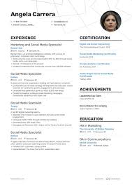 We analyzed hundreds of social media marketing resume samples and talked to social media marketing professionals to discover what works and what gets you rejected. Top Social Media Marketing Resume Examples Samples For 2021 Enhancv Com