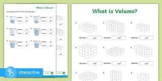 The volume of a container is generally understood to be the capacity of the container; Interactive Pdf Y6 White Rose Maths Spring Block 5 Measurement What Is