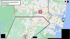 National league football clubs and stadium details. Map Sydney S A League Market As Of 2021 Aleague