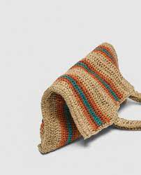 Fabric Bucket Bag View All Bags Woman Zara United Kingdom Fabric Bucket Hemp Bag Crochet Home