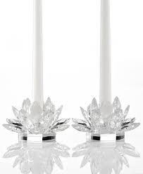 Maybe you would like to learn more about one of these? Godinger Lighting By Design Candle Holders Set Of 2 Lotus Candlesticks Reviews Candle Holders Home Decor Macy S