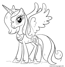 The spruce / wenjia tang take a break and have some fun with this collection of free, printable co. Princess My Little Pony Pegasus Unicorn Coloring Pages Printable