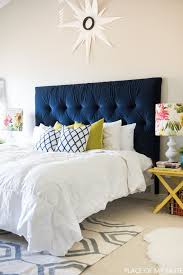 Next, cut your batting making it a little longer so you can staple it to the. Tufted Headboard How To Make It Own Your Own Tutorial