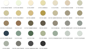 Vip Grout Tile Concepts Tec Color Chart