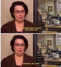 I Wonder What People Like About Me Probably My Jugs Office Quotes Funny The Office Nbc The Office Show