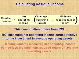 This Pin Shows How To Calculate Ri And Emphasizes That Ri And Roi Are Two Different Formulas And Explains How They Re Diff Investing Calculator Residual Income