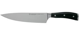 Wusthof knives all use the same x50crmov15 stainless steel—with molybdenum and vanadium added to if all your kitchen knives simply must match (mine don't), that would be a definitive reason to go with the classic line. Wusthof Classic Ikon Chef S Knife 20 Cm 1040330120 Advantageously Shopping At Knivesandtools Com