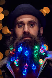 Beard Lights Will Turn Your Beard Into A Christmas Tree Glitter Beards Glitter Spray Paint Christmas Trends