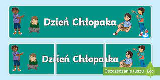 Dzien Chlopaka Napis Baner