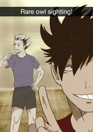 Bokuto whined and screeched when akaashi opened the door and stepped out of the cubicle to join looking for funny haikyuu fic quotes. Kuroo Tetsurou Bokuto Kotaro Haikyuu Manga Haikyuu Anime Haikyuu Fanart