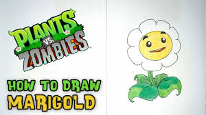 How to Draw Marigold - Plants vs Zombies - YouTube