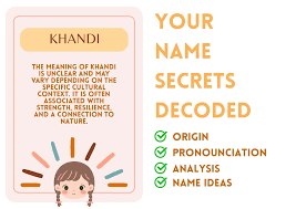 Khandi - Girl Name Meaning and Pronunciation