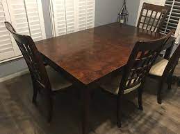 Plastic drop cloths or newspaper. Dining Room Table And Chairs Paint Refinish