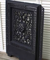 From final fantasy xiv a realm reborn wiki. Ornate Vintage Cast Iron Fireplace Grate Cover By Oldtimepickers Cast Iron Fireplace Fireplace Grate Vintage Fireplace