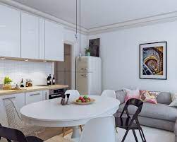 1001 conseils et idees pour la deco cuisine scandinave salle a manger table ronde table ronde cuisine decoration cuisine