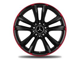 Jante Cla 117 Rebord Noir Rouge Boutique Mercedes