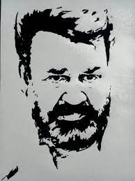Mohanlal Drawing Villan Pencil Drawing Images Boho Art Drawings Drawing Stencils