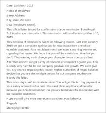 Typical sales letters start off with a very strong statement to capture the interest of the reader. 12 Sample Letters Of Dismissal Writing Letters Formats Examples